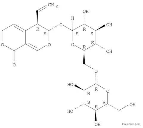 Molecular Structure of 115713-06-9 (6'-O-β-D-Glucosylgentiopicroside)